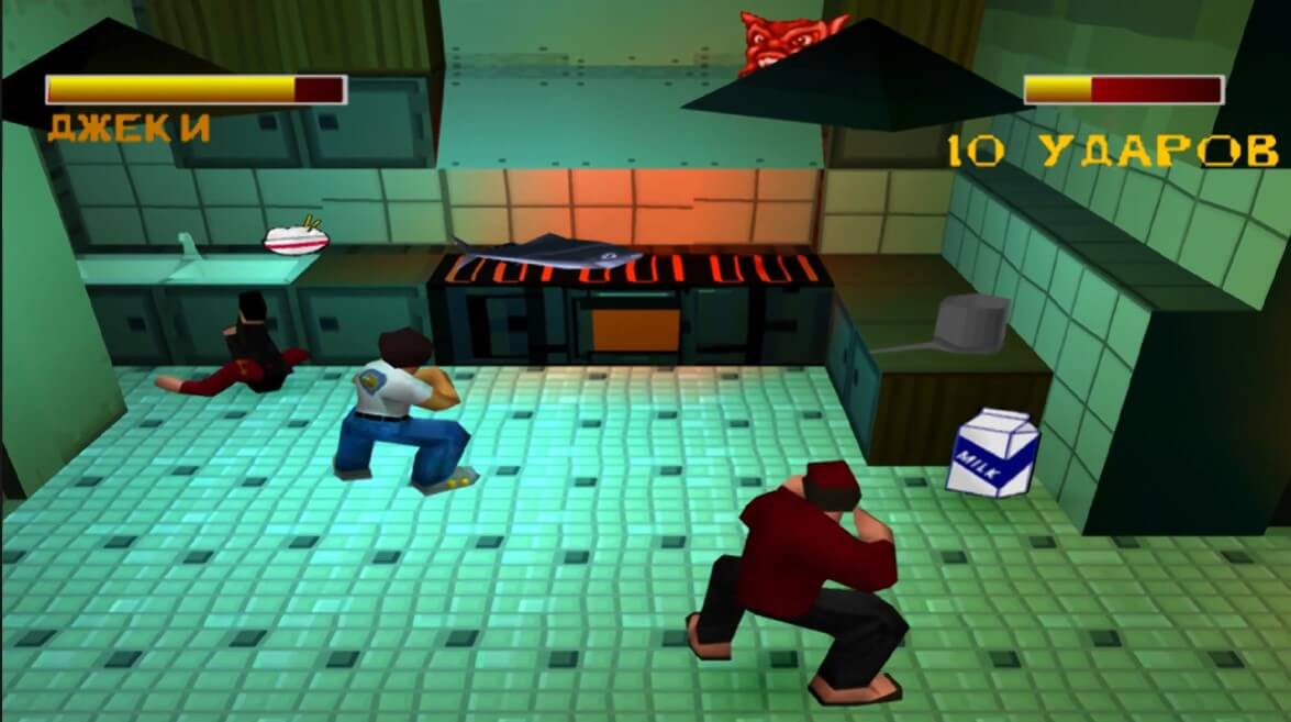 Jackie Chan Stuntmaster - геймплей игры на PlayStation